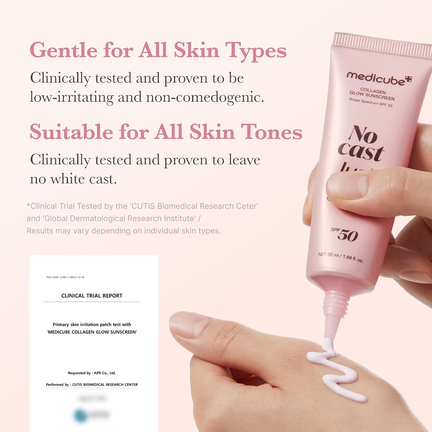 Medicube Collagen Glow Sunscreen Broad Spectrum SPF 50 AsiaBeautyMall