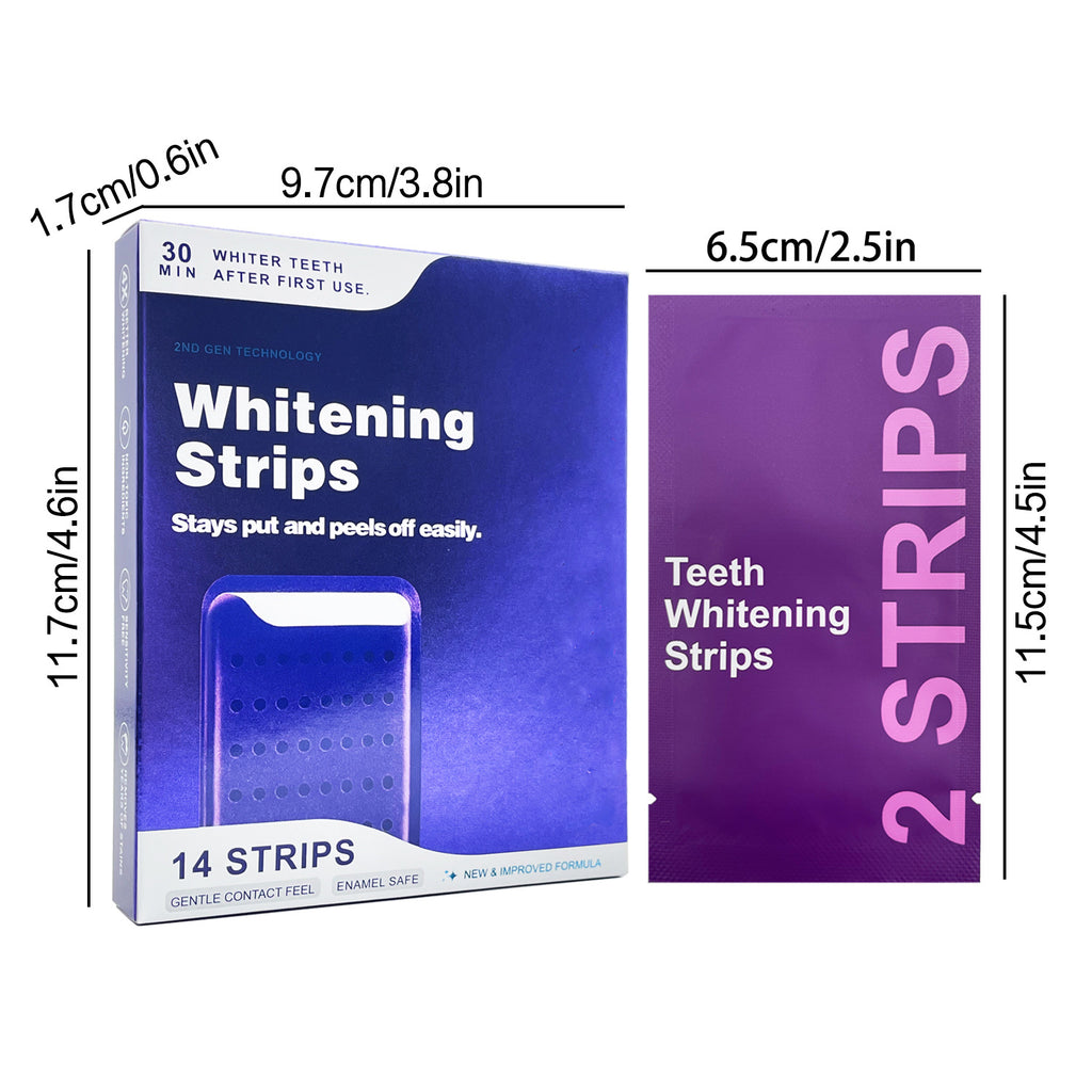 V34 PAP Whitening Teeth Strips